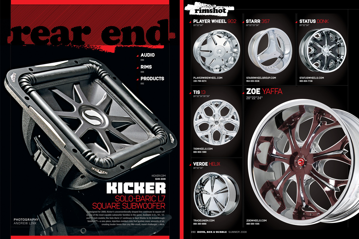 Donk Box & Bubble RearEnd