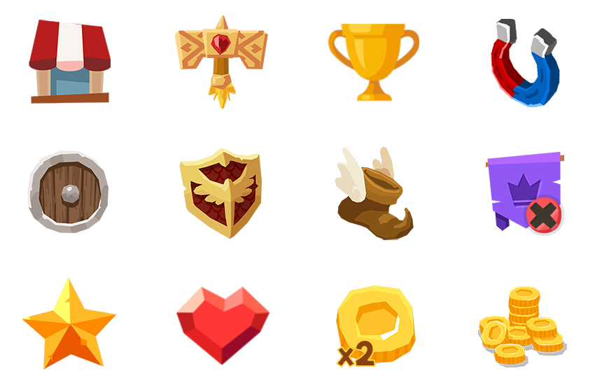 Earth Runner Icons