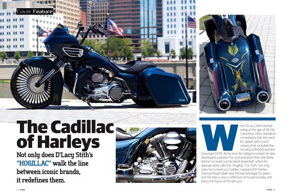 Steel Magazine Cover Feature